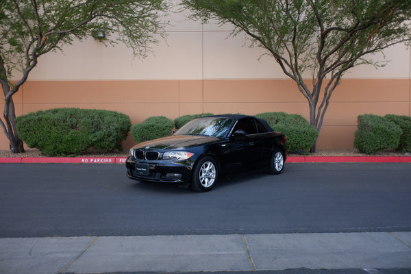 2009 BMW 128i Cabriolet - Black on Red