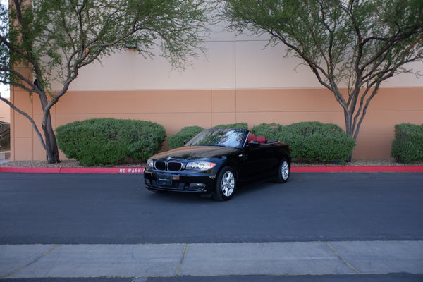 2009 BMW 128i Cabriolet - Black on Red