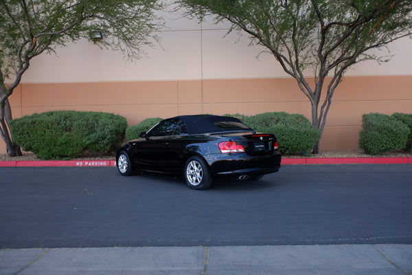 2009 BMW 128i Cabriolet - Black on Red