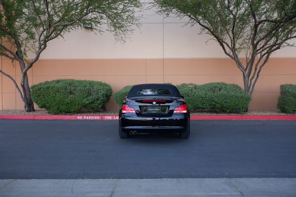 2009 BMW 128i Cabriolet - Black on Red