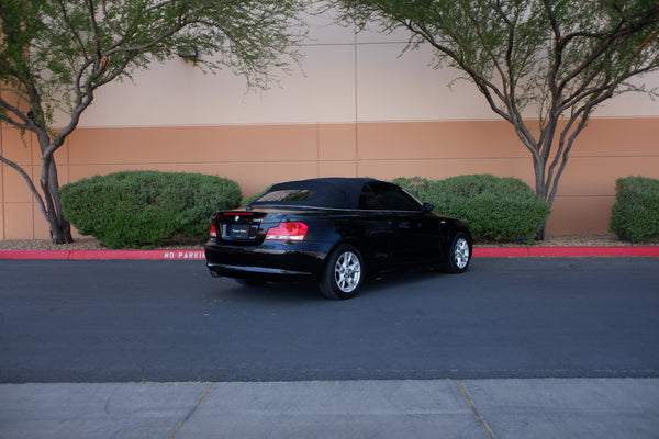 2009 BMW 128i Cabriolet - Black on Red