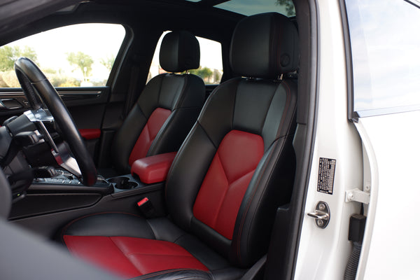 2018 Porsche Macan - White on Red