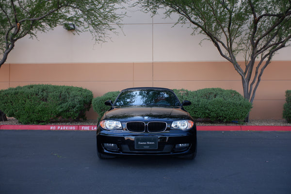 2009 BMW 128i Cabriolet - Black on Red