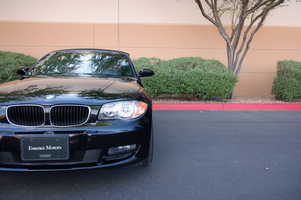 2009 BMW 128i Cabriolet - Black on Red