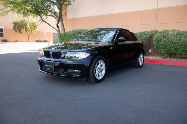 2009 BMW 128i Cabriolet - Black on Red