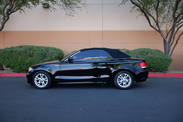 2009 BMW 128i Cabriolet - Black on Red