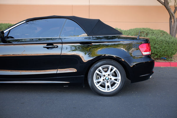 2009 BMW 128i Cabriolet - Black on Red