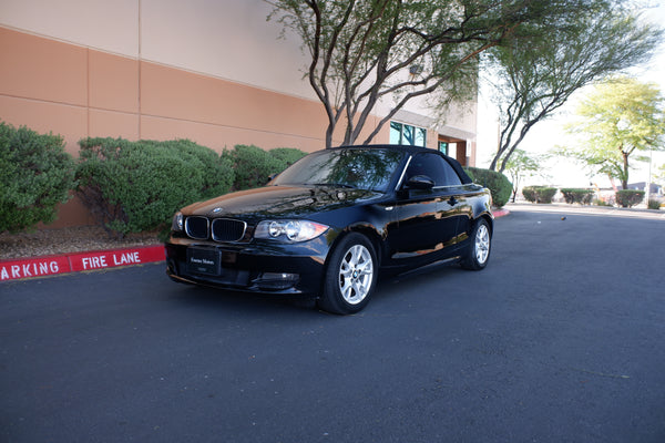 2009 BMW 128i Cabriolet - Black on Red