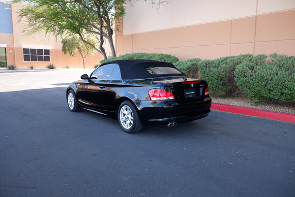 2009 BMW 128i Cabriolet - Black on Red