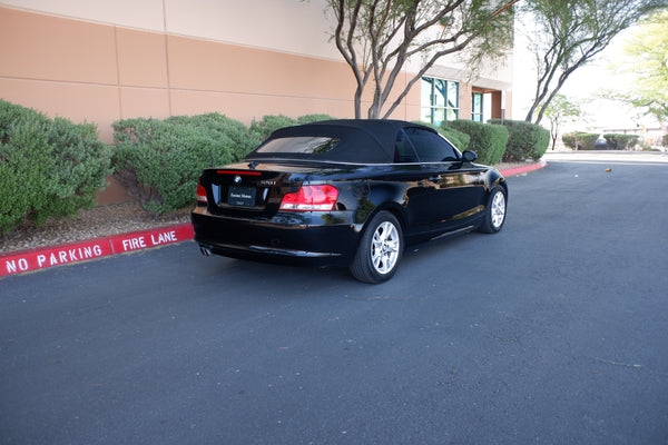 2009 BMW 128i Cabriolet - Black on Red