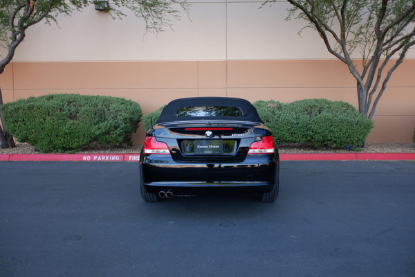 2009 BMW 128i Cabriolet - Black on Red