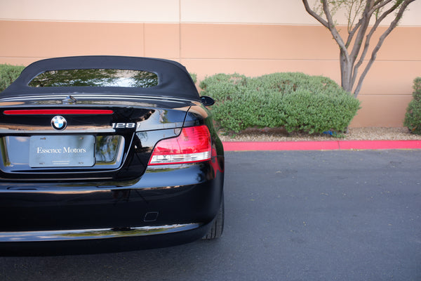 2009 BMW 128i Cabriolet - Black on Red