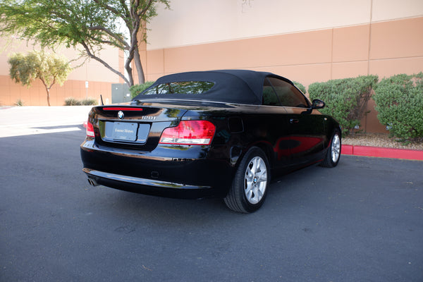 2009 BMW 128i Cabriolet - Black on Red