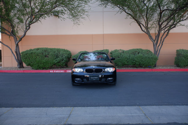 2009 BMW 128i Cabriolet - Black on Red