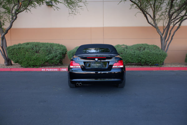 2009 BMW 128i Cabriolet - Black on Red