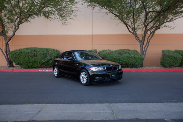 2009 BMW 128i Cabriolet - Black on Red