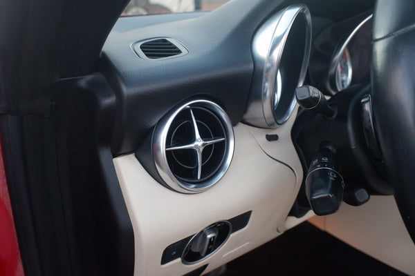 2012 Mercedes Benz SLK350 - Mars Red over beige leather