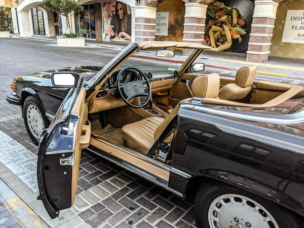 1987 Mercedes-Benz 560SL - Brown on Tan - Original Accessories